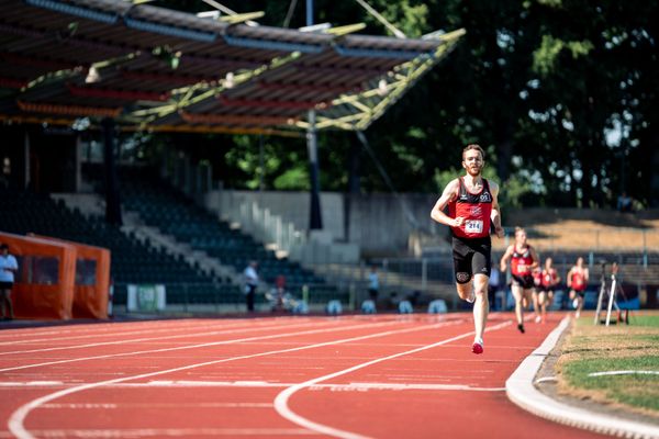 Robin Zernick (LG Osnabrueck) am 02.07.2022 waehrend den NLV+BLV Leichtathletik-Landesmeisterschaften im Jahnstadion in Goettingen (Tag 1)